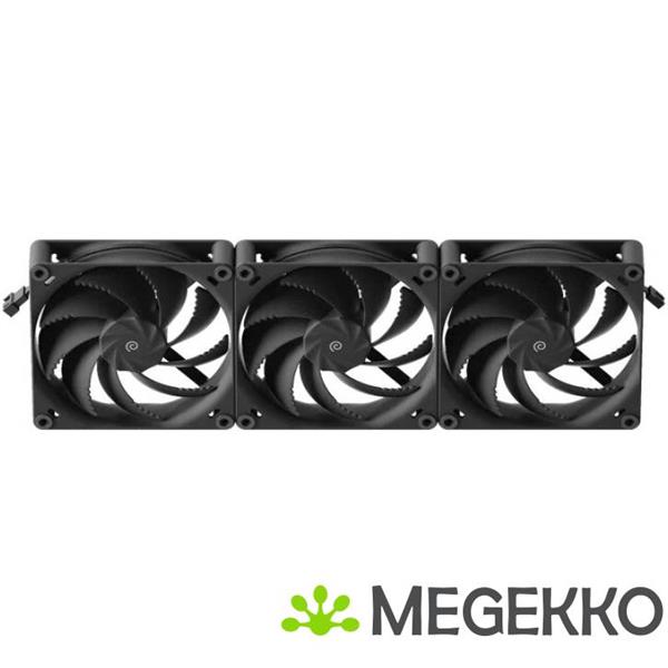 Grote foto havn h14 pwm 3 pack 140mm black computers en software behuizingen en kasten