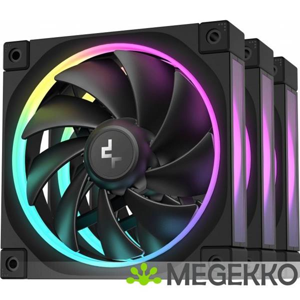 Grote foto deepcool fl12 3 in 1 black computers en software behuizingen en kasten