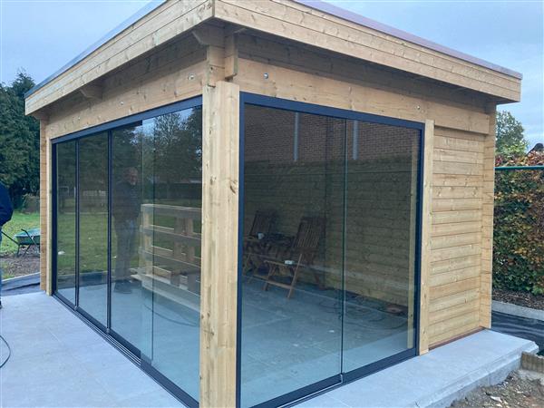 Grote foto nieuw modern blokhut g4434 tuin en terras tuinhuisjes en blokhutten