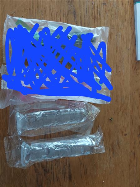 Grote foto 2 doorschijnende dildos erotiek anale dildo