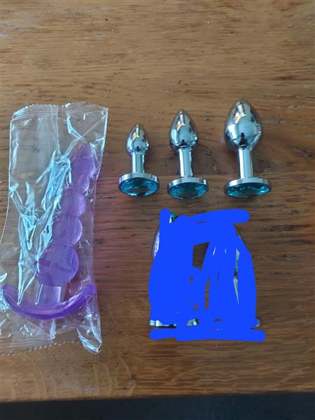 Grote foto 2 doorschijnende dildos erotiek anale dildo