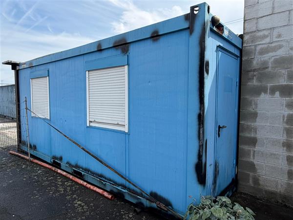 Grote foto bureelcontainer l. 6 m. br. 3 m. h. 2.6 m. doe het zelf en verbouw containers