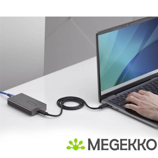 Grote foto startech.com usb4 naar ethernet adapter 10gbe multi gigabit thunderbolt compatibel 10gbase t 5g computers en software netwerkkaarten routers en switches
