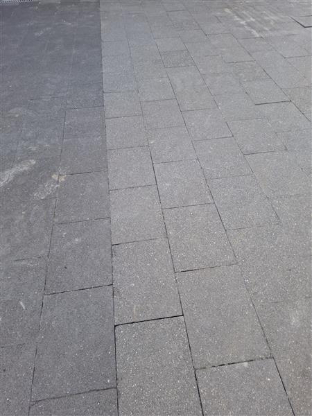 Grote foto betonklinkers tuin en terras tegels en terrasdelen