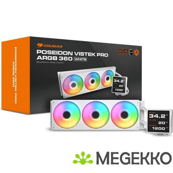 Grote foto cougar poseidon vistek pro argb 360 wit computers en software behuizingen en kasten