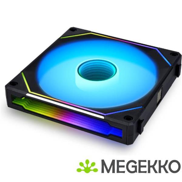 Grote foto lian li uni fan sl inf 120 3 pack black argb reverse blade pwm computers en software behuizingen en kasten