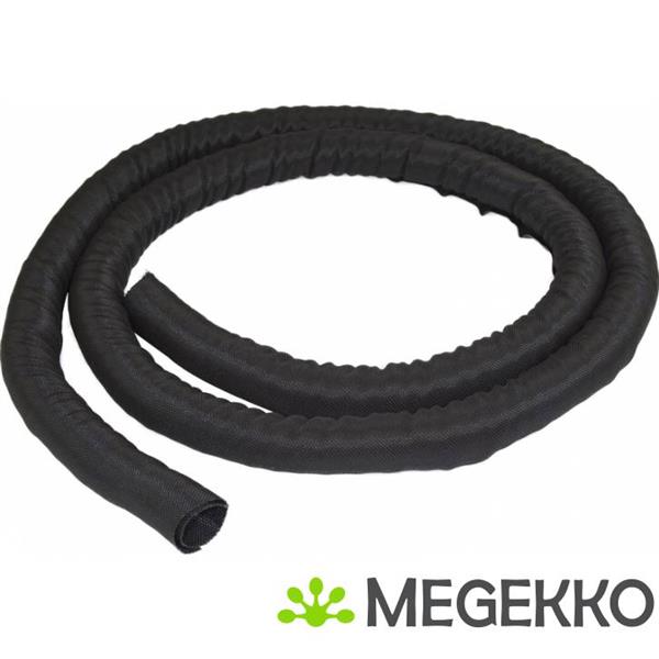 Grote foto startech.com wkstncm cable sleeve zwart 1stuk s kabelbeheersysteem computers en software overige