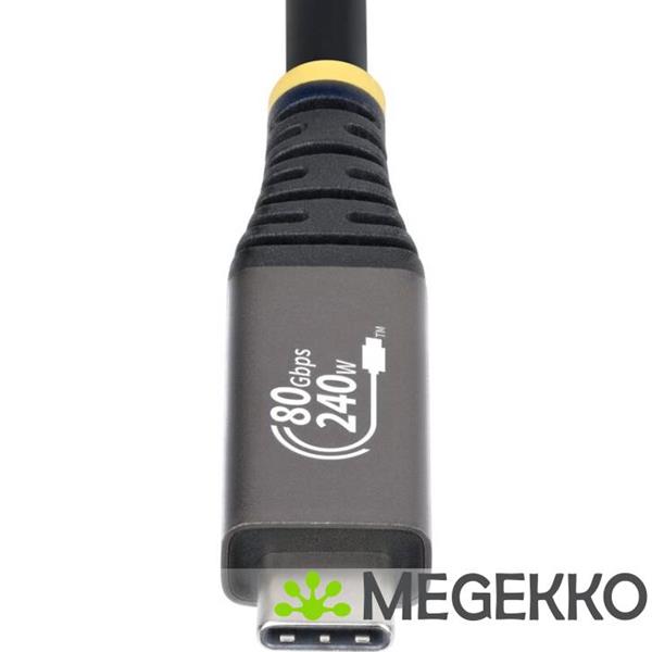 Grote foto startech.com 1m usb4 kabel 80gbps usb if gecertificeerde usb c kabel 240w pd 8k 120hz 4k 240hz computers en software overige