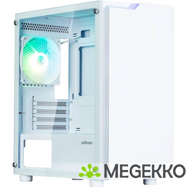 Grote foto zalman t4 plus mini tower wit computers en software behuizingen en kasten