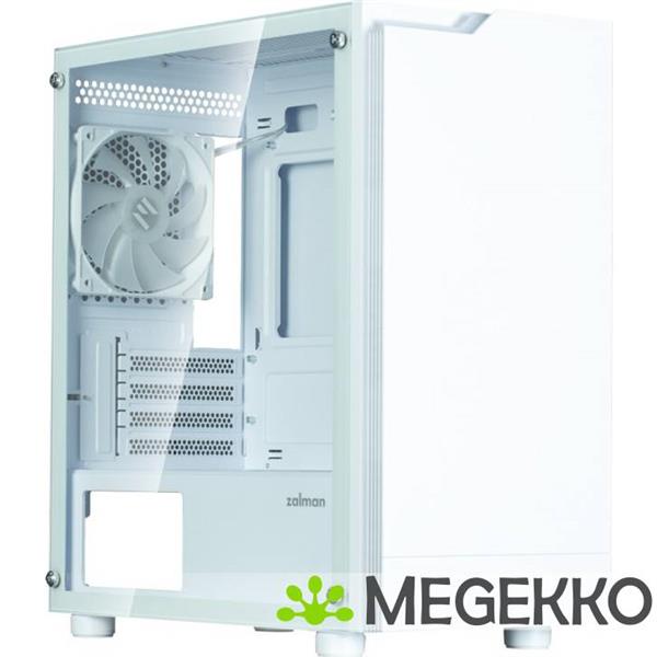 Grote foto zalman t4 plus mini tower wit computers en software behuizingen en kasten