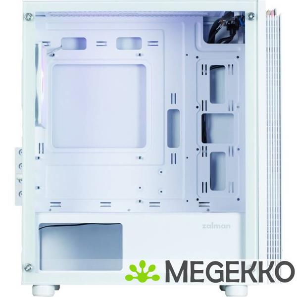 Grote foto zalman t4 plus mini tower wit computers en software behuizingen en kasten
