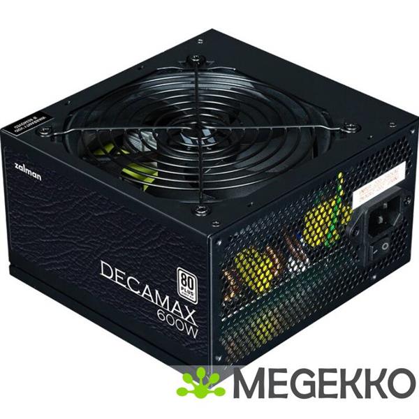 Grote foto zalman decamax power supply unit 600 w atx zwart computers en software overige