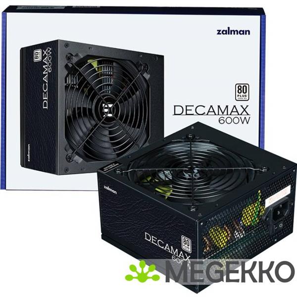 Grote foto zalman decamax power supply unit 600 w atx zwart computers en software overige