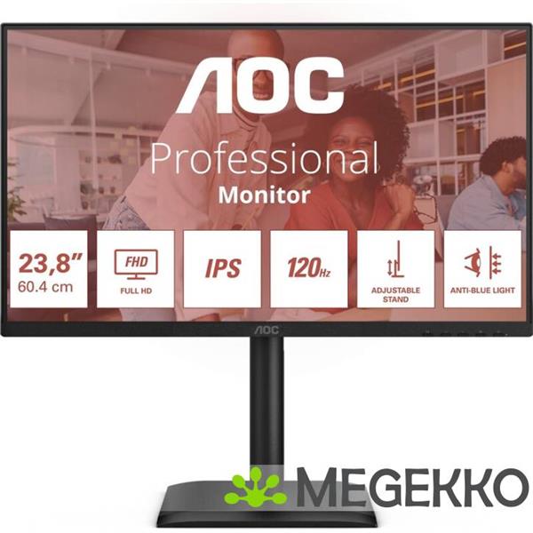 Grote foto aoc professional 24e4u 24 full hd 120hz ips monitor computers en software overige computers en software