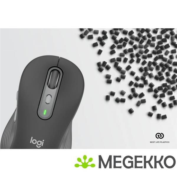 Grote foto logitech signature plus m750l rechtshandige muis grafiet computers en software overige computers en software