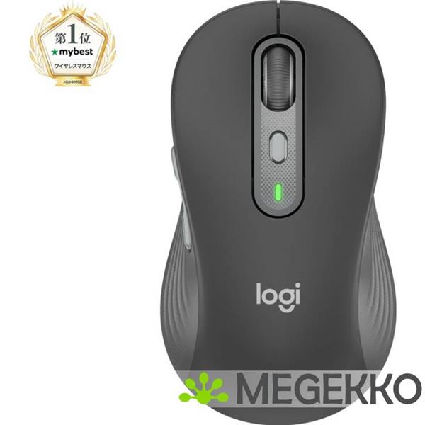 Grote foto logitech signature plus m750l rechtshandige muis grafiet computers en software overige computers en software