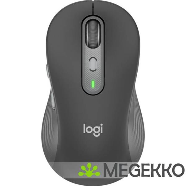 Grote foto logitech signature plus m750l rechtshandige muis grafiet computers en software overige computers en software