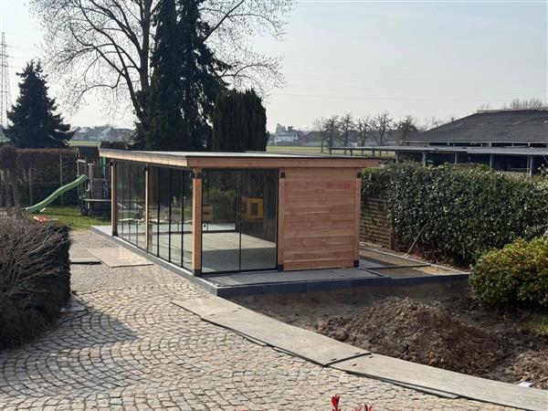 Grote foto maatwerk douglas houten bijgebouwen tuinhuisjes tuin en terras tuinhuisjes en blokhutten