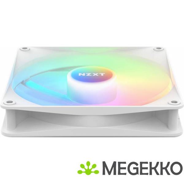 Grote foto nzxt f140 core 140mm rgb fan single white computers en software behuizingen en kasten