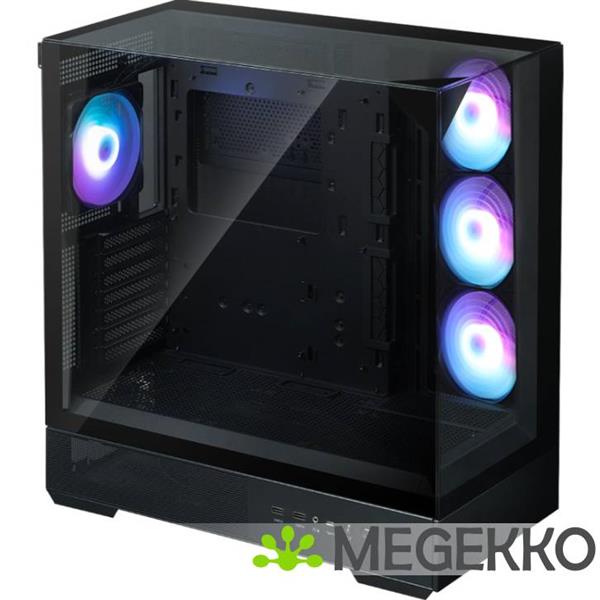 Grote foto zalman p40 prism plus black midi tower zwart computers en software behuizingen en kasten