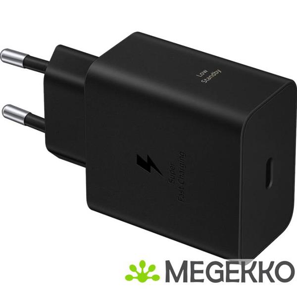 Grote foto samsung ep t6010nbegww oplader voor mobiele apparatuur laptop smartphone tablet zwart ac snel opla computers en software overige