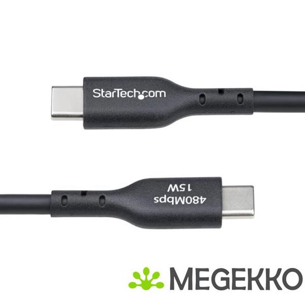 Grote foto startech.com 3m usb a naar usb c laadkabel usb a naar usb type c oplaadkabel opladen synchronise computers en software overige