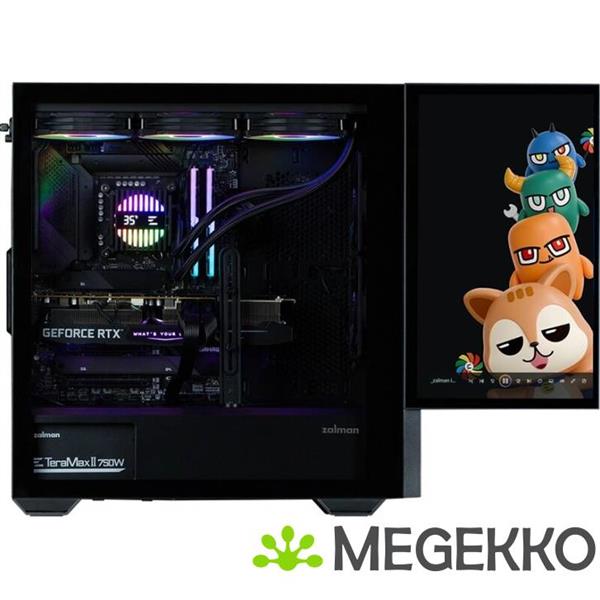 Grote foto zalman z10 ds black computers en software behuizingen en kasten