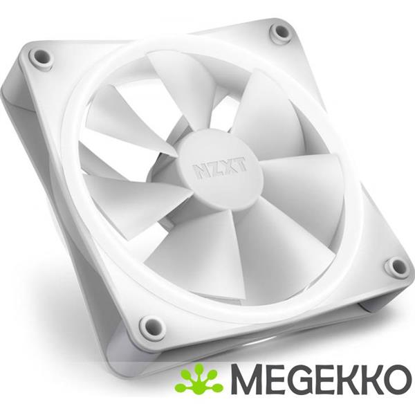 Grote foto nzxt f120 rgb duo 120mm rgb fan single white computers en software behuizingen en kasten