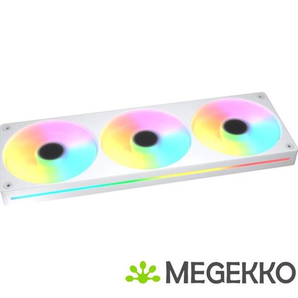 Grote foto cougar gaming unity 360 argb wit computers en software behuizingen en kasten