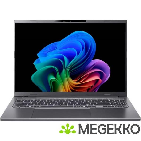 Grote foto acer aspire 16 ai a16 52m 59qp intel core ultra 5 226v laptop computers en software overige computers en software