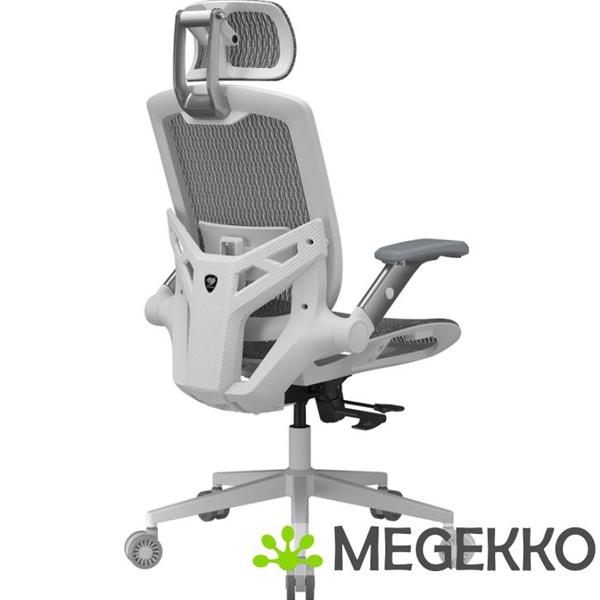 Grote foto cougar gaming speeder one bureau stoel wit huis en inrichting stoelen