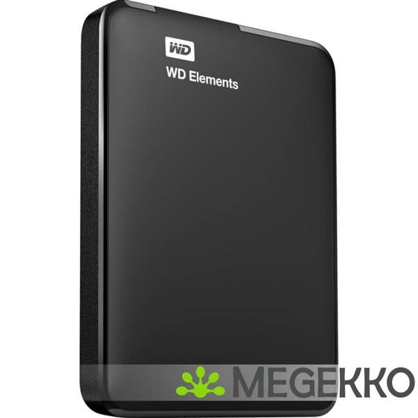 Grote foto western digital elements portable 1tb zwart computers en software harde schijven