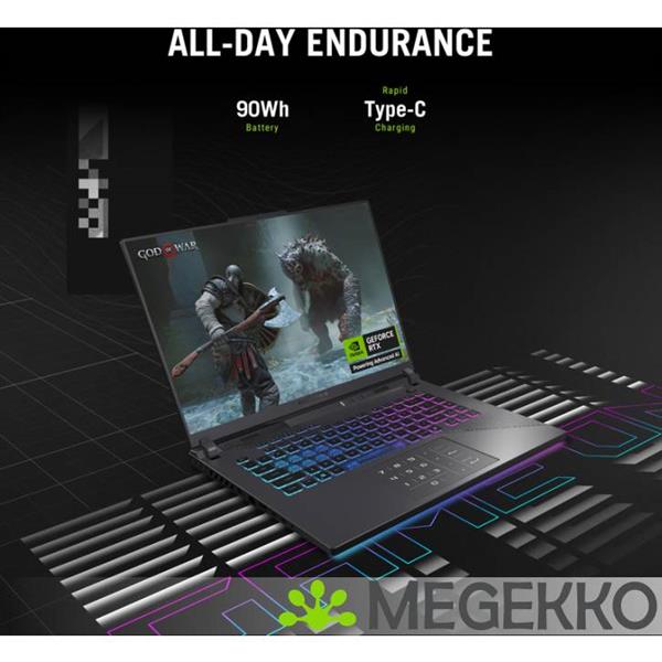 Grote foto asus rog strix g16 g614pm rv224w 16 amd ryzen 9 rtx 5060 gaming laptop computers en software overige computers en software