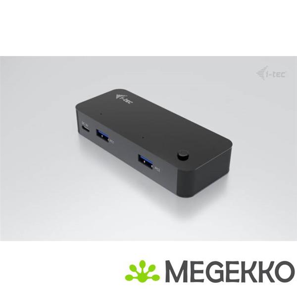 Grote foto i tec universal kvm hub 2x usb c 2x usb a 3.0 computers en software netwerkkaarten routers en switches