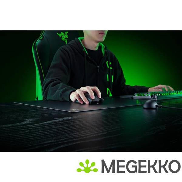 Grote foto razer atlas pro premium 1.9mm glazen gaming muismat zwart computers en software overige computers en software