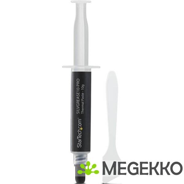 Grote foto startech.com silvgrease10 pro heat sink compound koelpasta 14 5 w mk 10 g computers en software behuizingen en kasten
