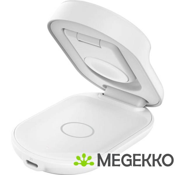 Grote foto belkin ultracharge 25w qi2 3in1 magnetic charger eu white round binnen computers en software overige