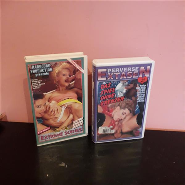 Grote foto vhs film adults cd en dvd film
