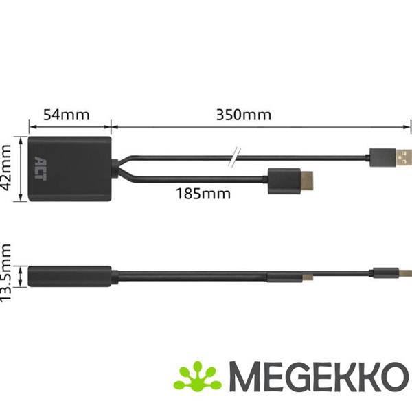 Grote foto act hdmi naar displayport adapter. 4k 60hz computers en software overige