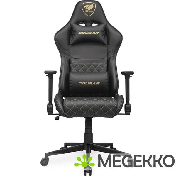 Grote foto cougar gaming armor one v2 gaming stoel zwart goud huis en inrichting stoelen