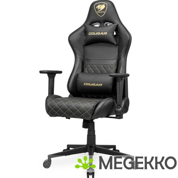 Grote foto cougar gaming armor one v2 gaming stoel zwart goud huis en inrichting stoelen