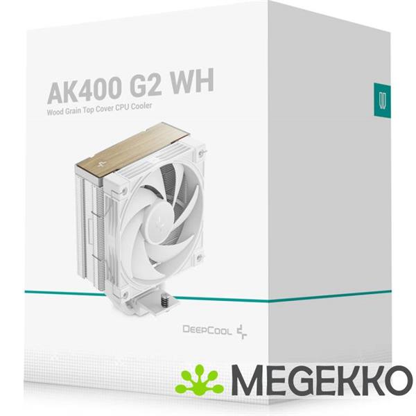 Grote foto deepcool ak400 g2 wh processor luchtkoeler 12 cm wit 1 stuk s computers en software behuizingen en kasten