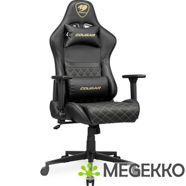 Grote foto cougar gaming armor one v2 gaming stoel zwart goud huis en inrichting stoelen