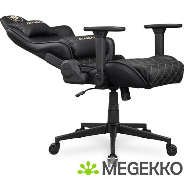 Grote foto cougar gaming armor one v2 gaming stoel zwart goud huis en inrichting stoelen