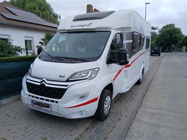 Grote foto camper sunlight 64 t 80003km 2019 caravans en kamperen campers