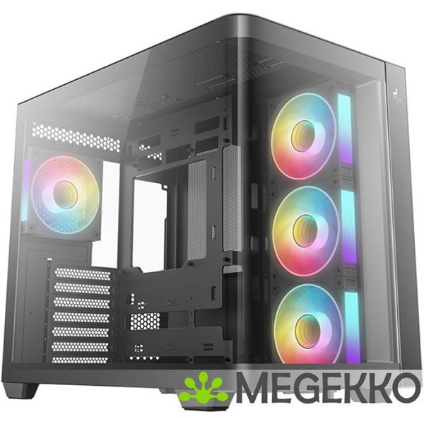 Grote foto deepcool cg530u 4f tower zwart computers en software behuizingen en kasten
