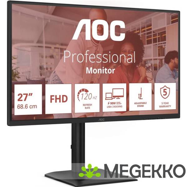 Grote foto aoc professional 27e4cv 27 full hd 120hz ips monitor computers en software overige computers en software
