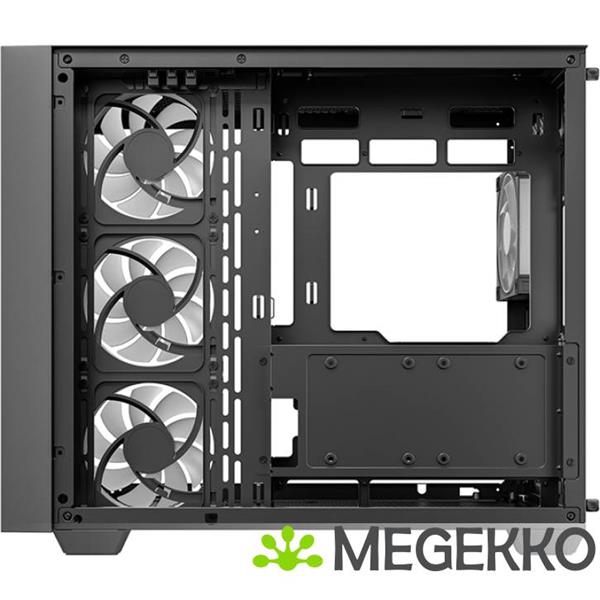 Grote foto deepcool cg530u 4f tower zwart computers en software behuizingen en kasten