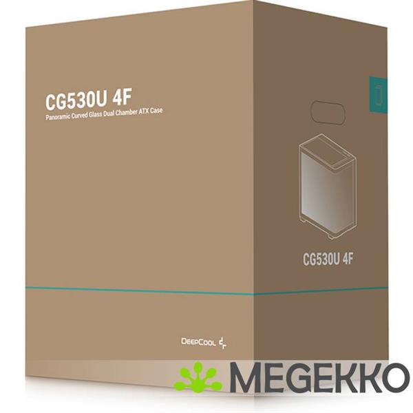 Grote foto deepcool cg530u 4f tower zwart computers en software behuizingen en kasten