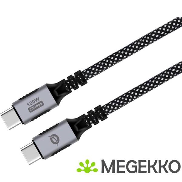 Grote foto conceptronic etta07b20 usb 3.2 gen 2x2 20gbps 100w usb type c 2m computers en software overige